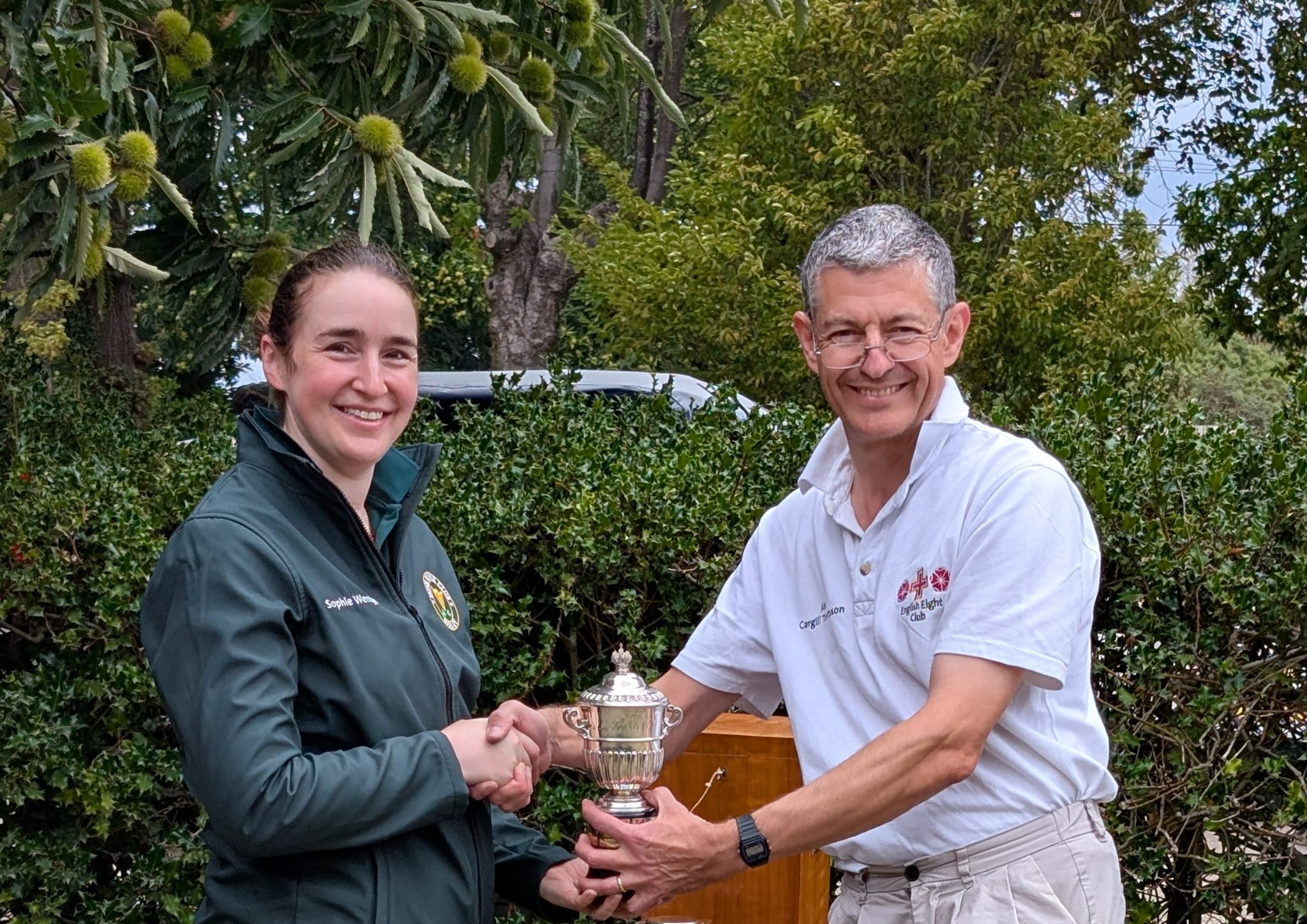 Sophie Wentges wins the Irish Cup